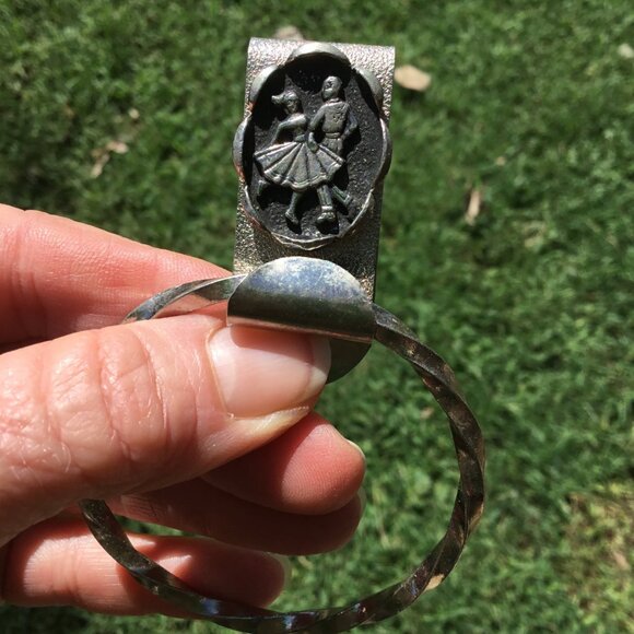 Square Dancing Belt Clip Ring Hand Gripper Dance Accessory - Picture 2 of 5